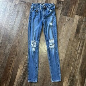 Levi Strauss & Co Blue Skinny Jeans